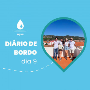 Dirio de Bordo, Equipa gua - 26 setEste dia era dedicado ao Turismo Sustentvel e tnhamos preparado uma ao de turismo regenerativo, mas as alteraes climticas so uma realidade e o solo est muito seco Improvismos! Comemos o dia na Cova da Zorra com o 1 